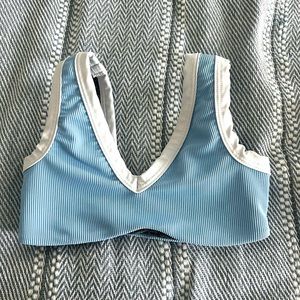 FIVE dancewear ribbed dance top size YL